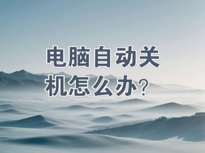 笔记本电脑自动关机的原因及解决方法（分析笔记本电脑无缘无故自动关机的原因，并提供解决方案）